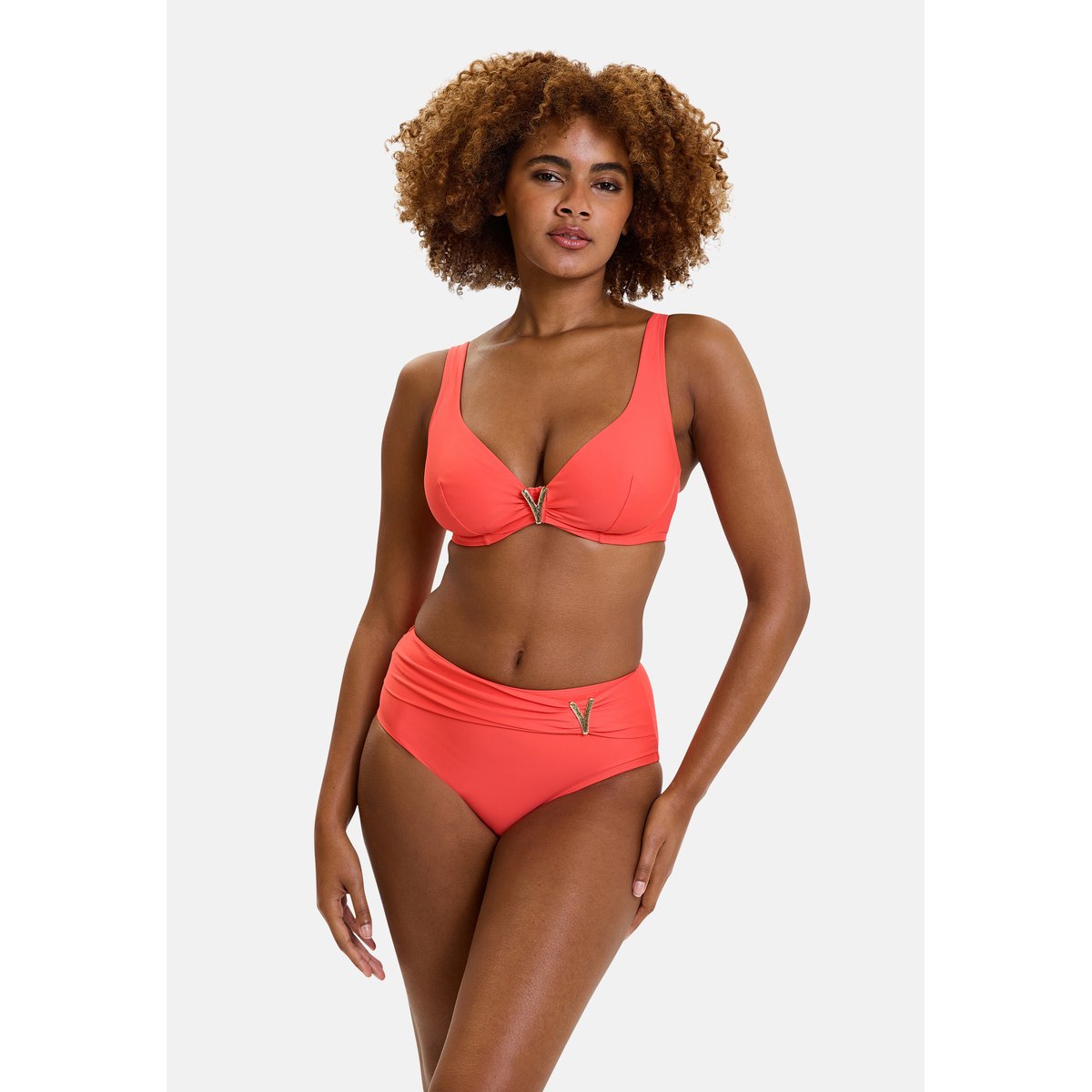 Bas de maillot de bain MANAGUA rose pomelo, SANS COMPLEXE