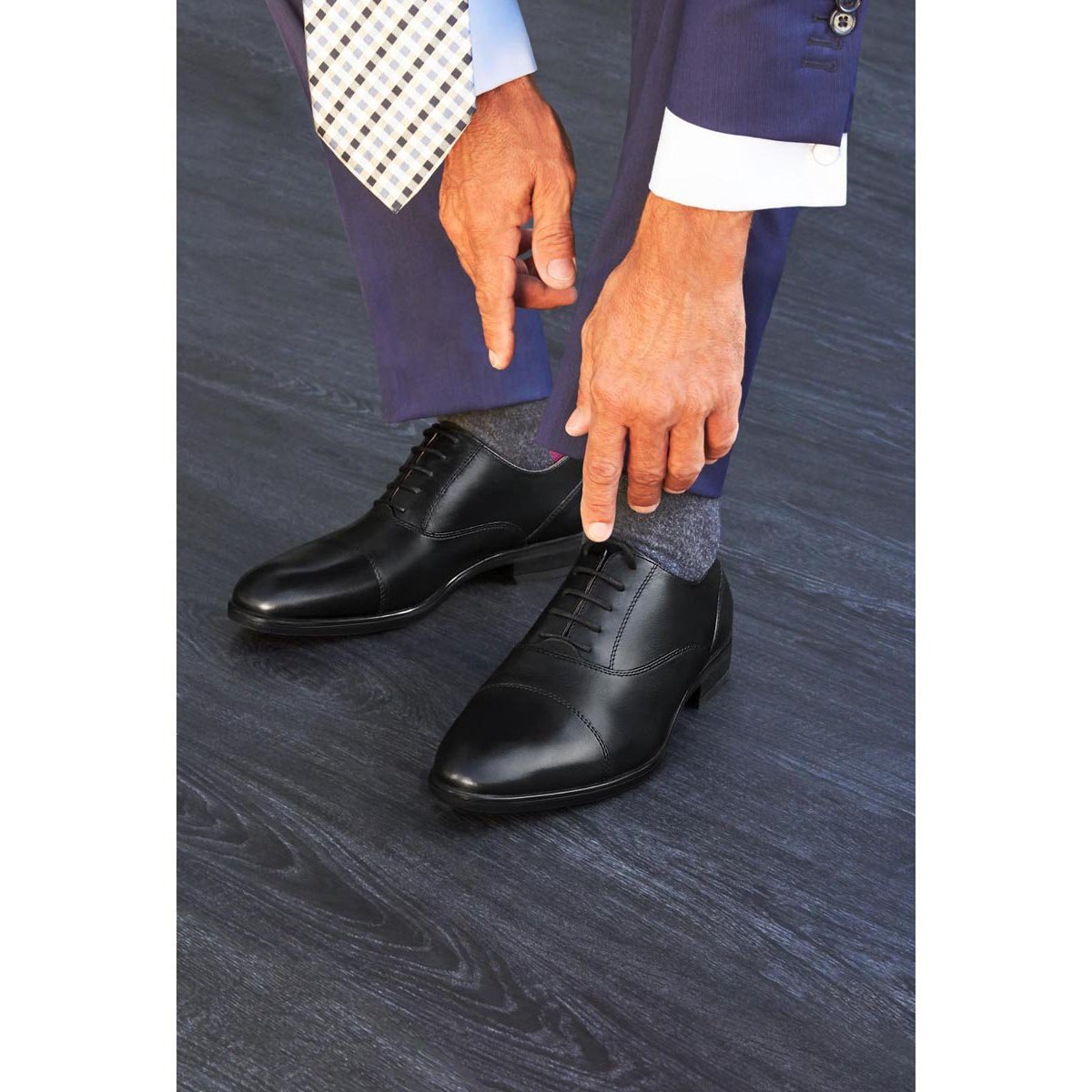 Chaussures à lacets cuir Bristol black, PIKOLINOS