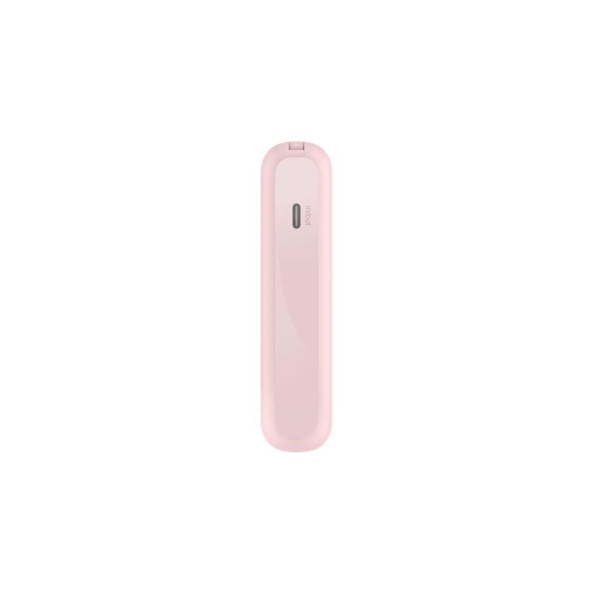 Batterie externe 10000 mAh avec cable USB-C intégre pink couleur unique, BELKIN