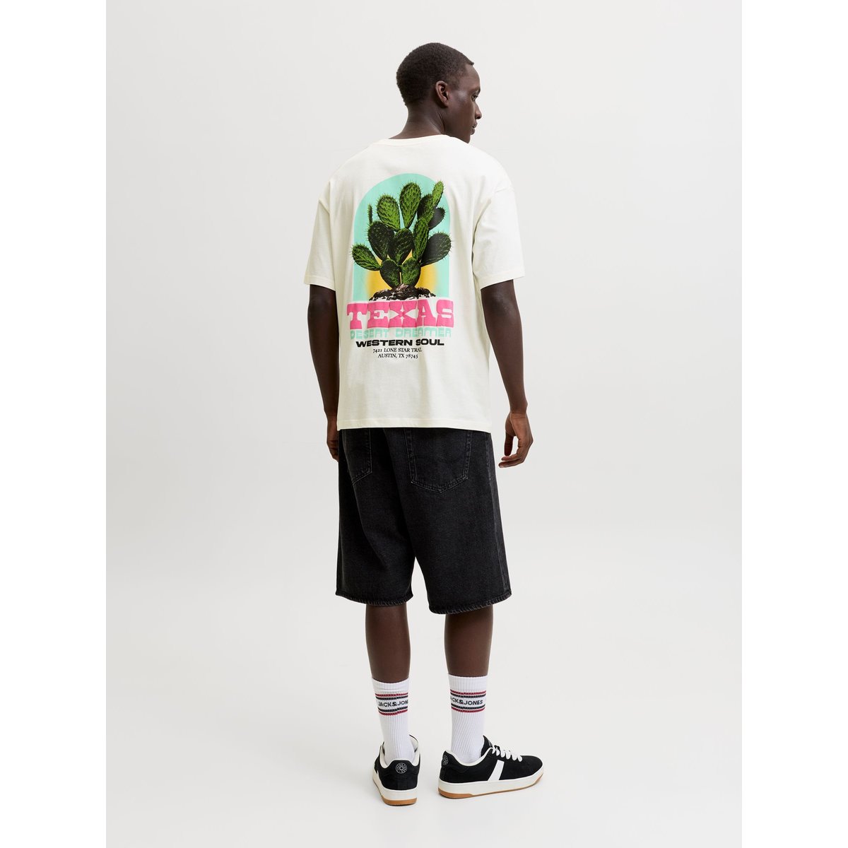 T-Shirt egret, JACK & JONES