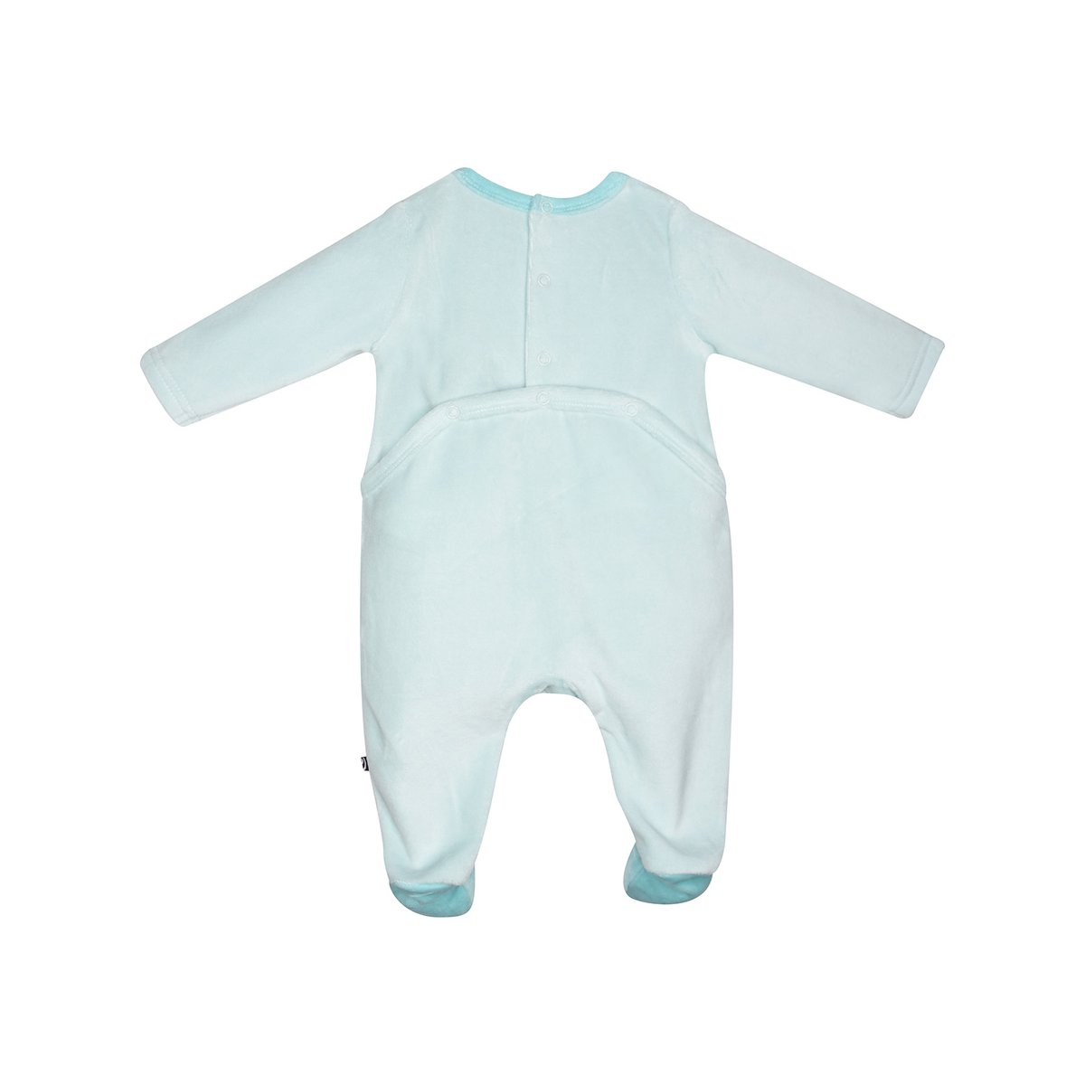Dors bien isambert velours rase pont dos bebe bleu, SUCRE D'ORGE