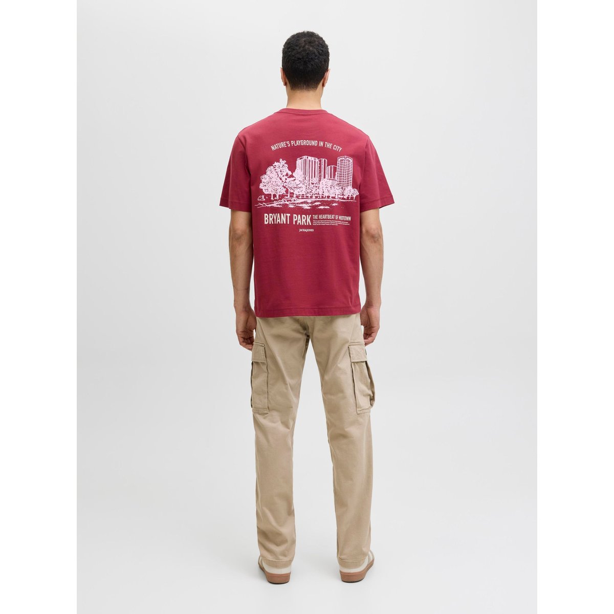 Pantalon Cargo grise - crockery 1, JACK & JONES