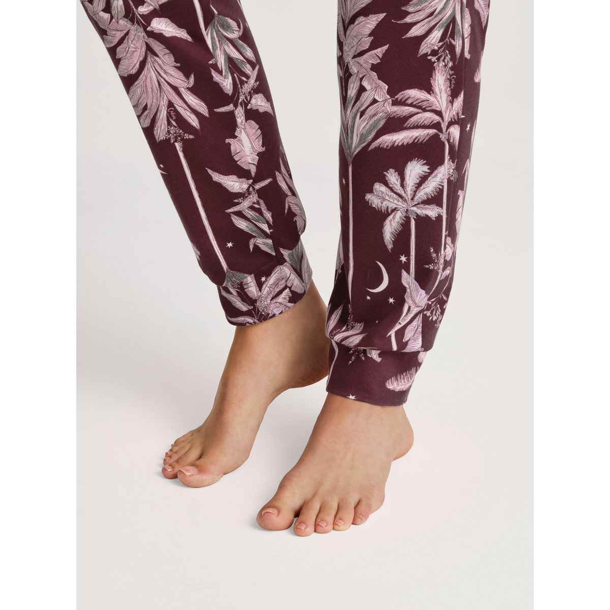 Pants avec poignets Coton FAVOURITES GROUND port royal red, CALIDA