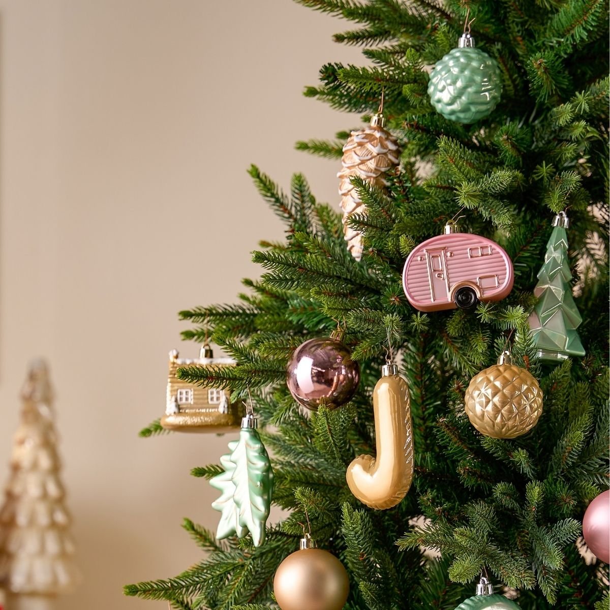 Boule de Noël rose, MICA DECORATIONS