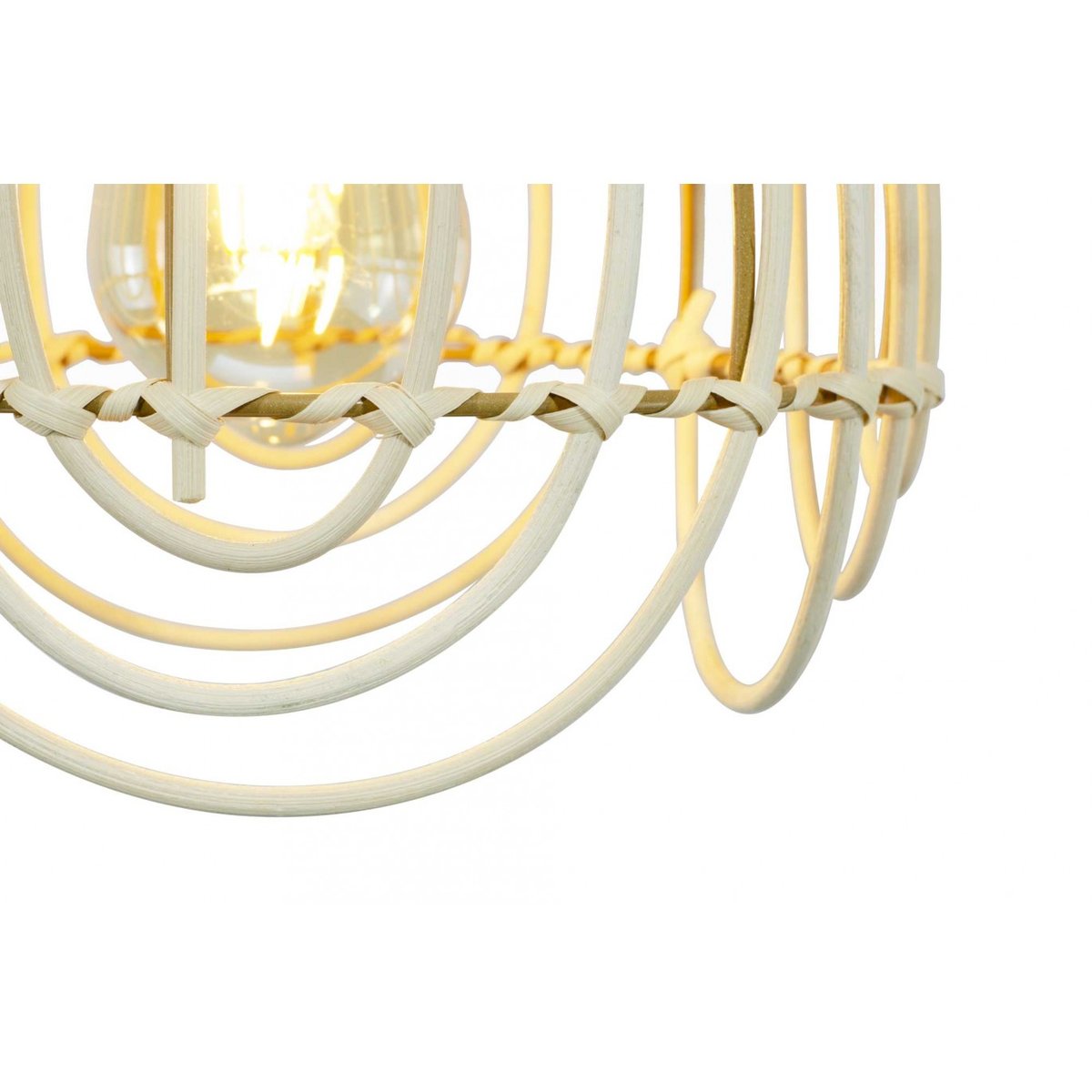 Suspension en rotin petit modèle, PALMITE naturel, C-CREATION
