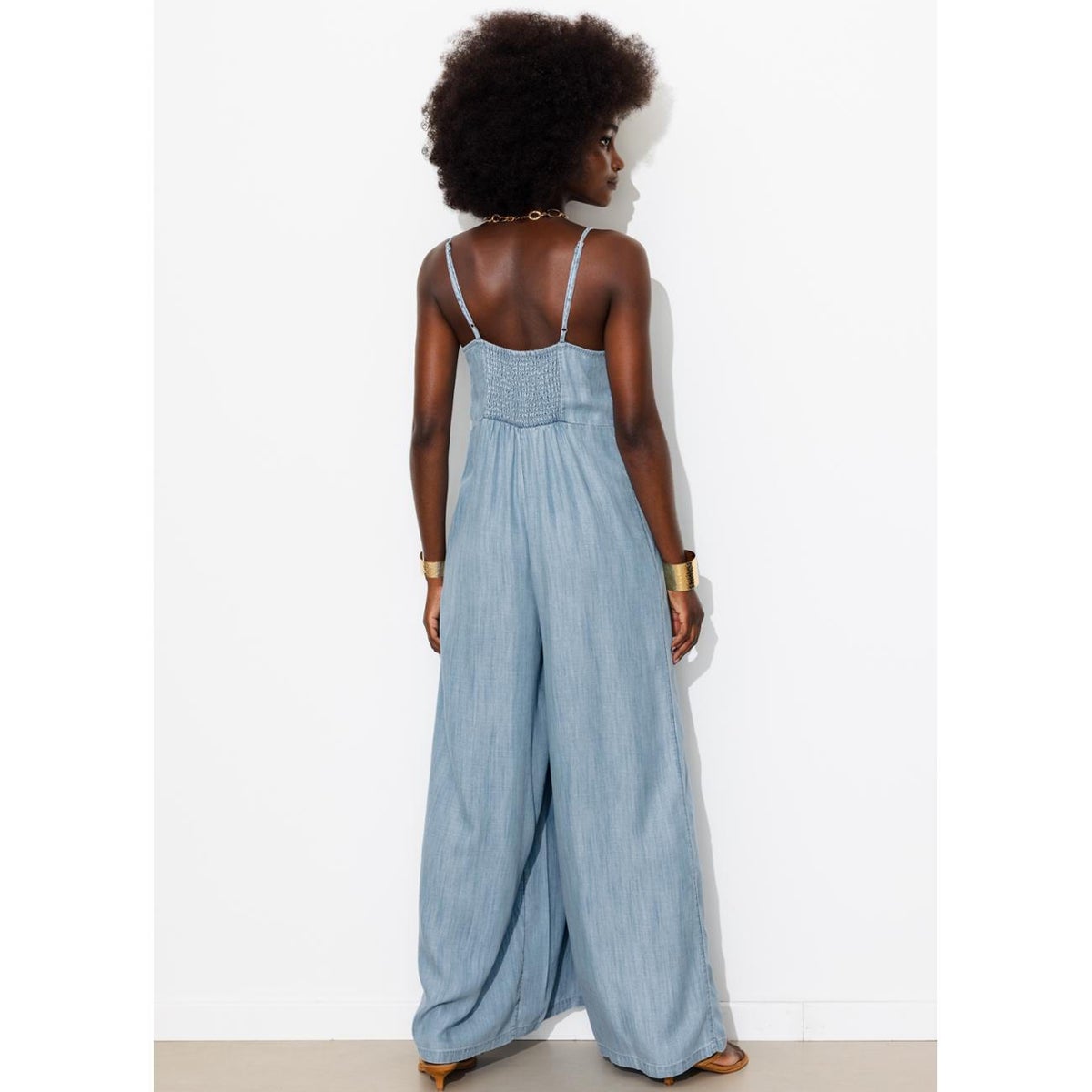 Combi-pantalon en lyocell jean moyen, PROMOD