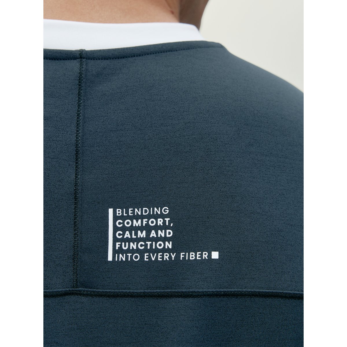 T-shirt de sport homme Layer Manches courtes coupe oversize gris charbon, BORN