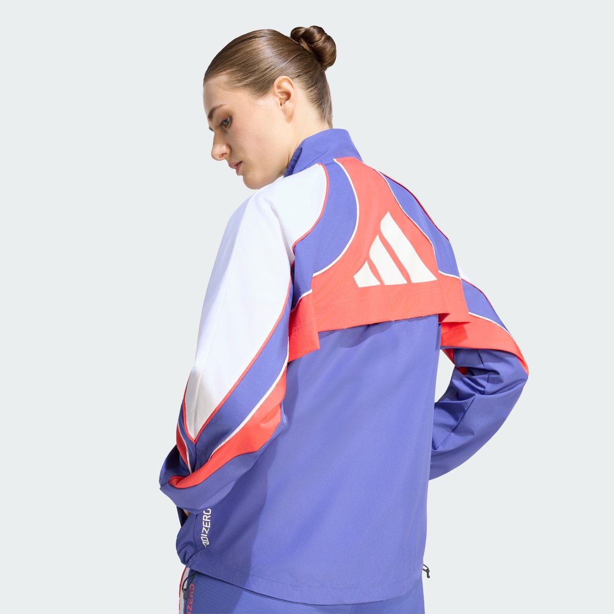 Veste De Running Adizero Archive Veste De Running Adizero Archive dual indigo / semi lucid red / white, adidas Performance