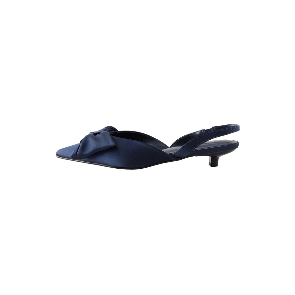 Chaussures à bride arrière nœud bleu marine, NEXT