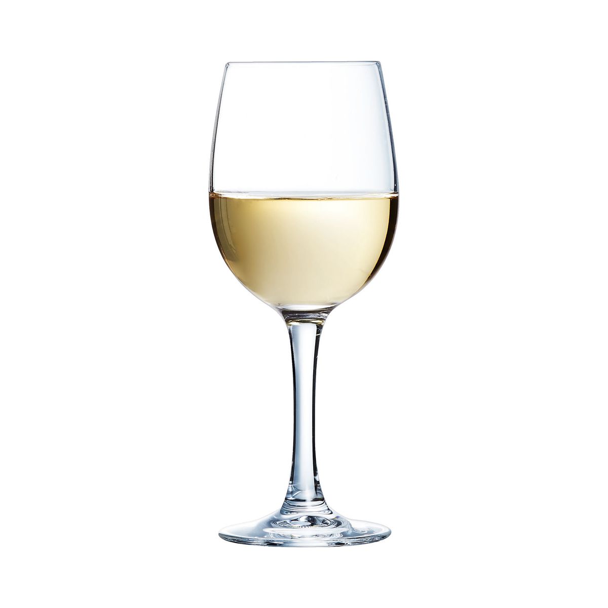Lot de 6 verres à vin cristallin 19cl, Cabernet Tulipe transparent, CHEF&SOMMELIER