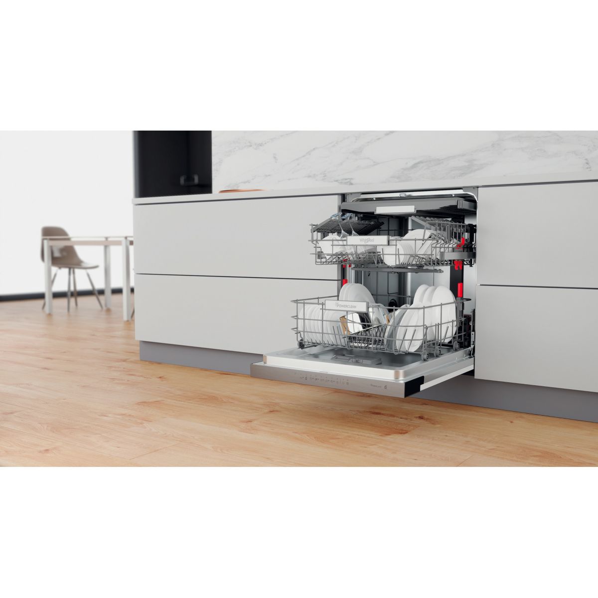 Lave vaisselle encastrable WD0BD851AX 6èmeSens couleur unique, WHIRLPOOL