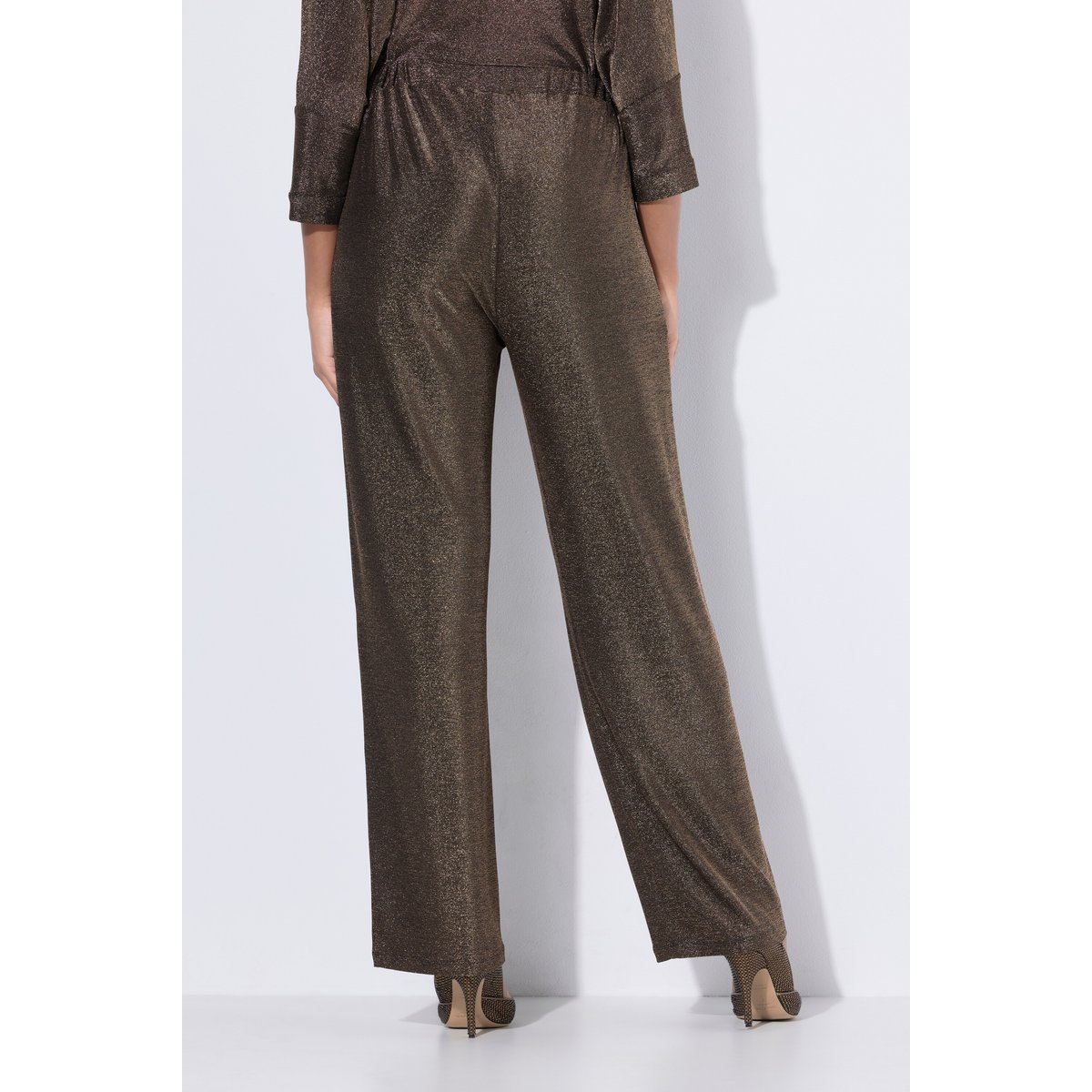 Pantalon à sequins Rose or, ULLA POPKEN