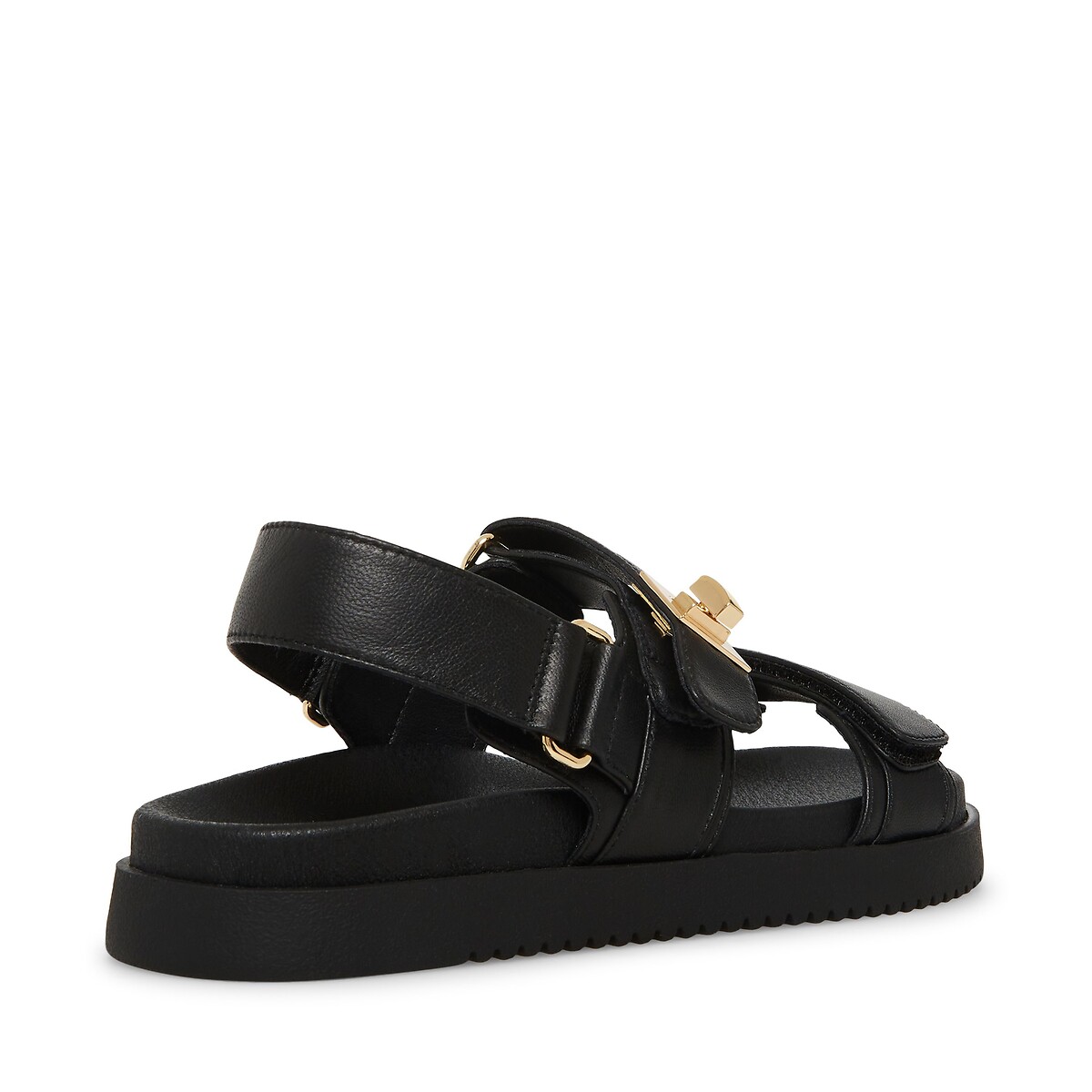 Mona Leather Leather Sandals black, STEVE MADDEN