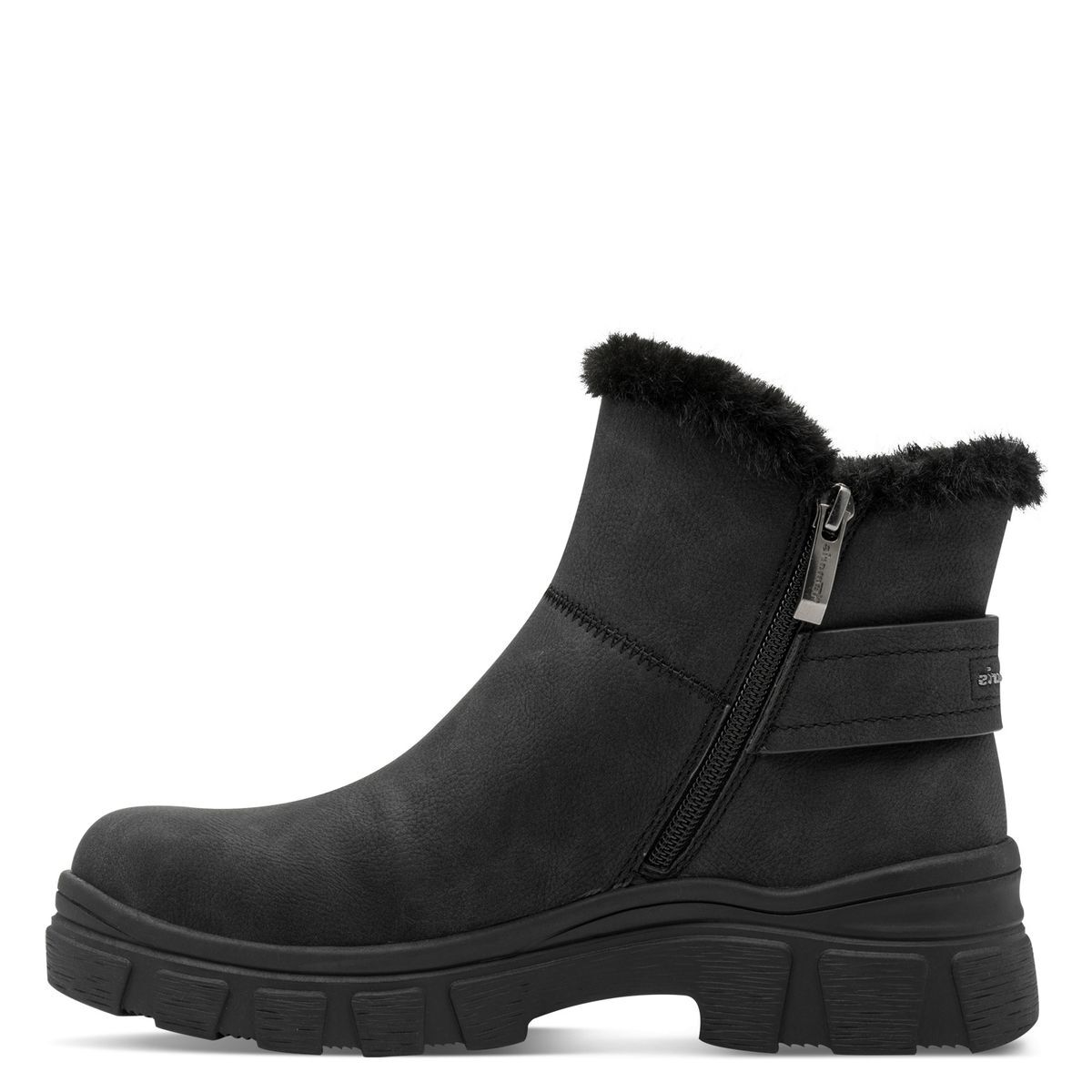 Bottine fourée noir, TAMARIS