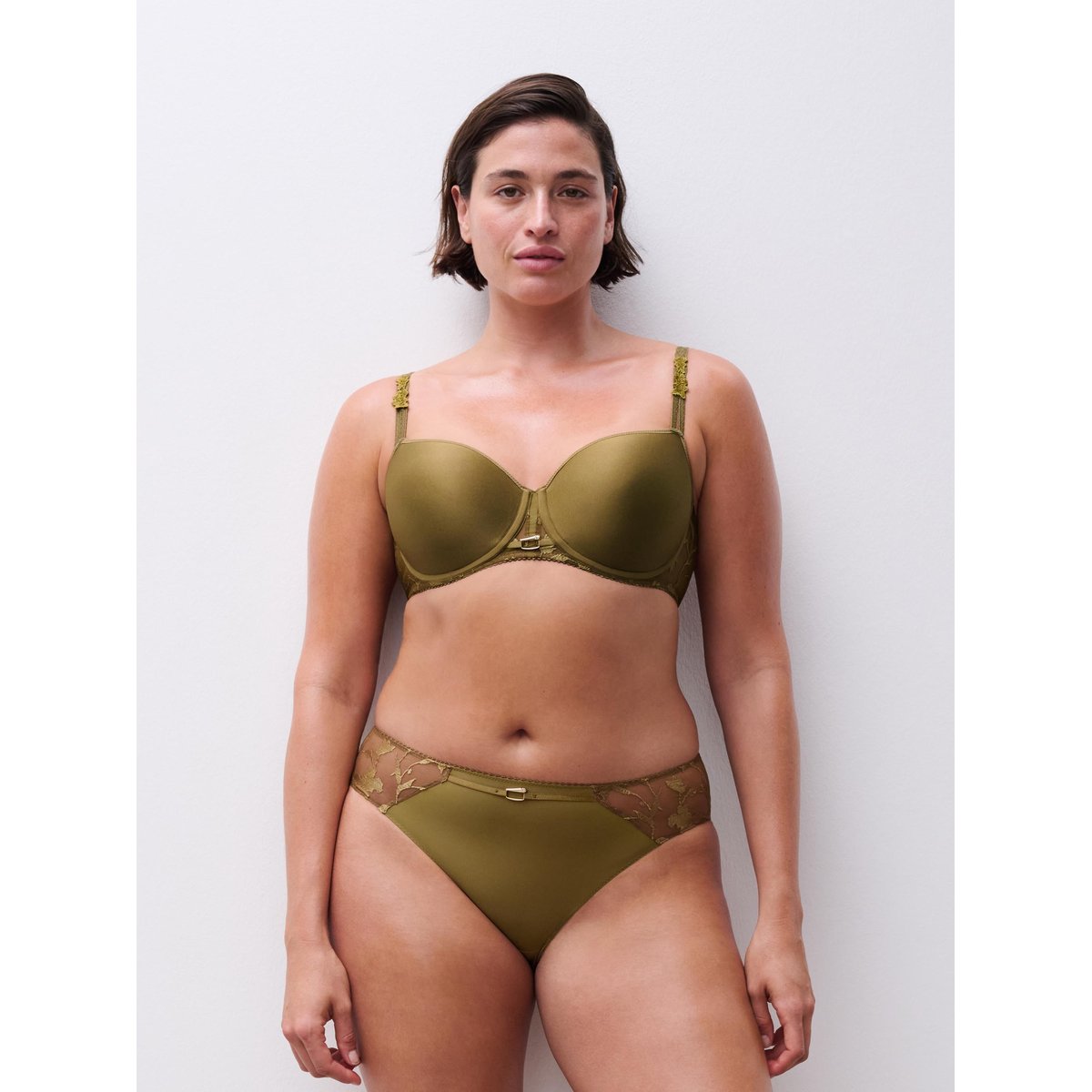 Soutien-gorge corbeille mémoire de forme IDYLL canopée, CHANTELLE