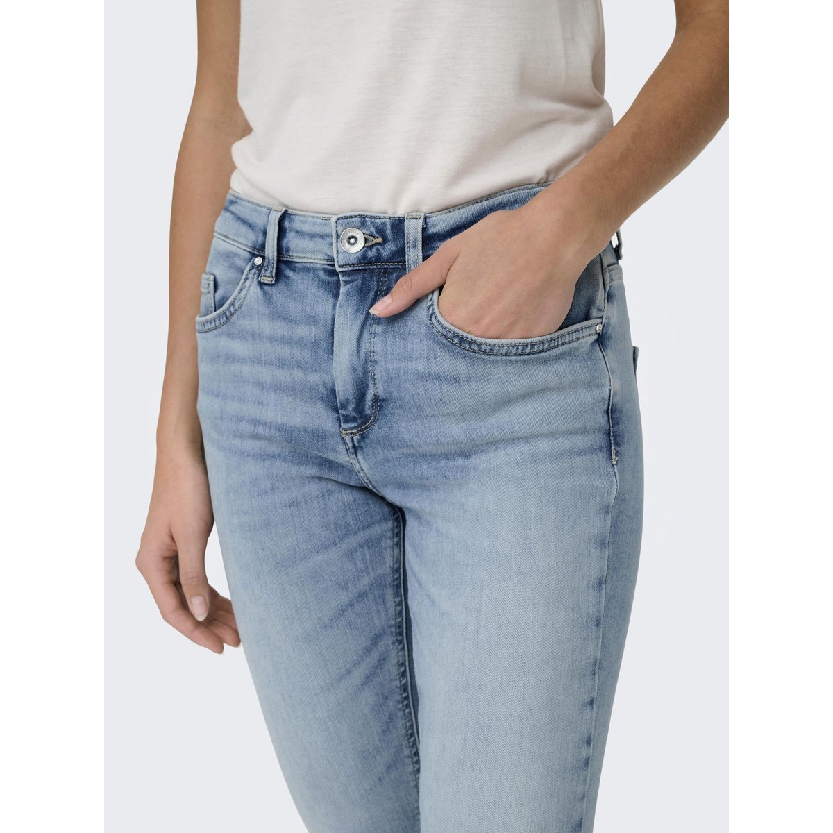 Jean Skinny light medium blue denim, ONLY