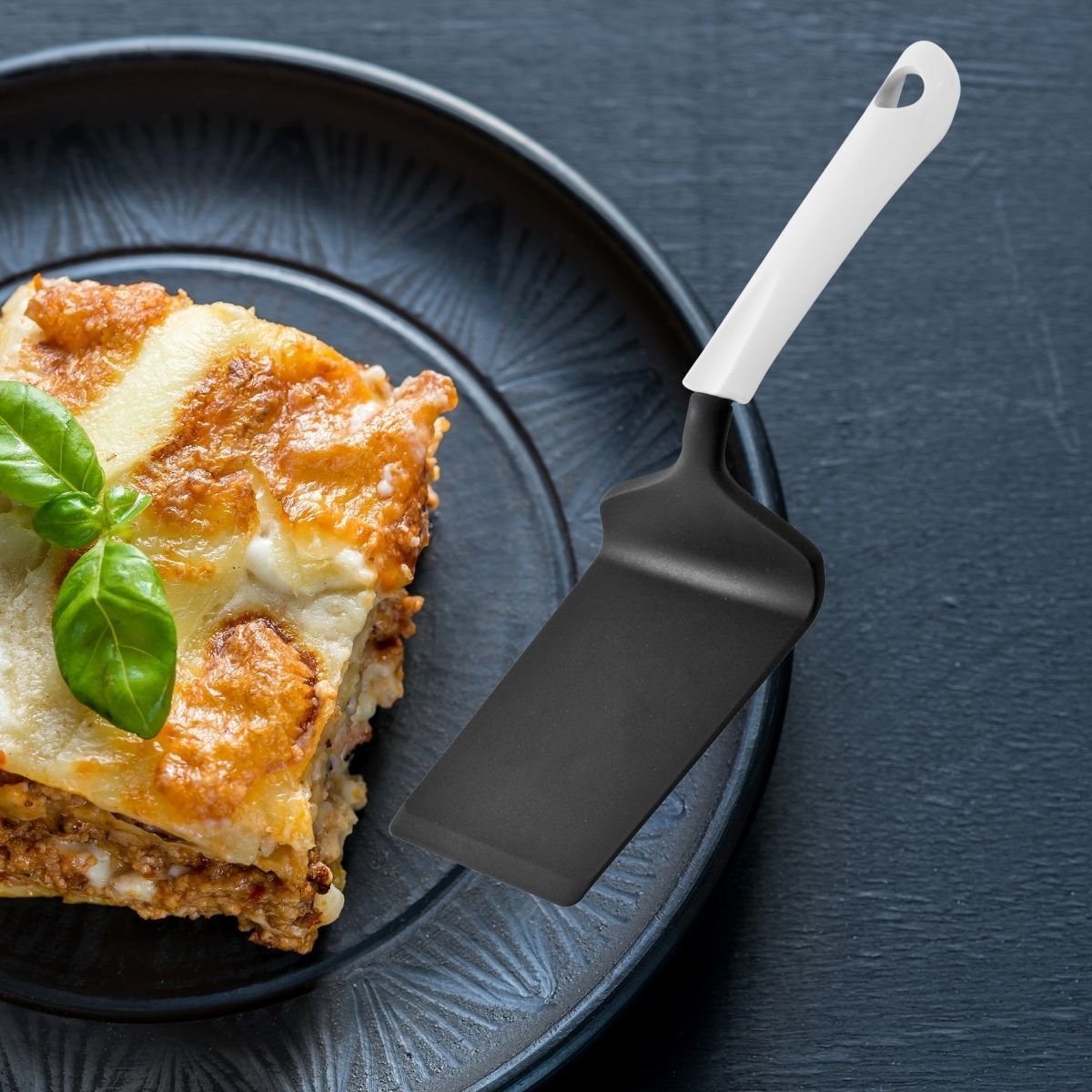 Ensemble de 2 Spatules de cuisine ARCADALINA blanc|noir, FACKELMANN