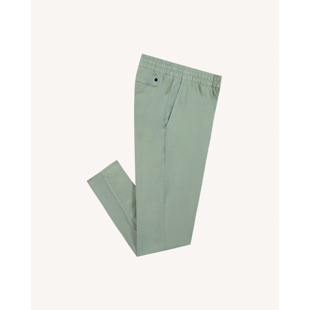 Pantalon élastique DREUILLE vert clair, FAGUO