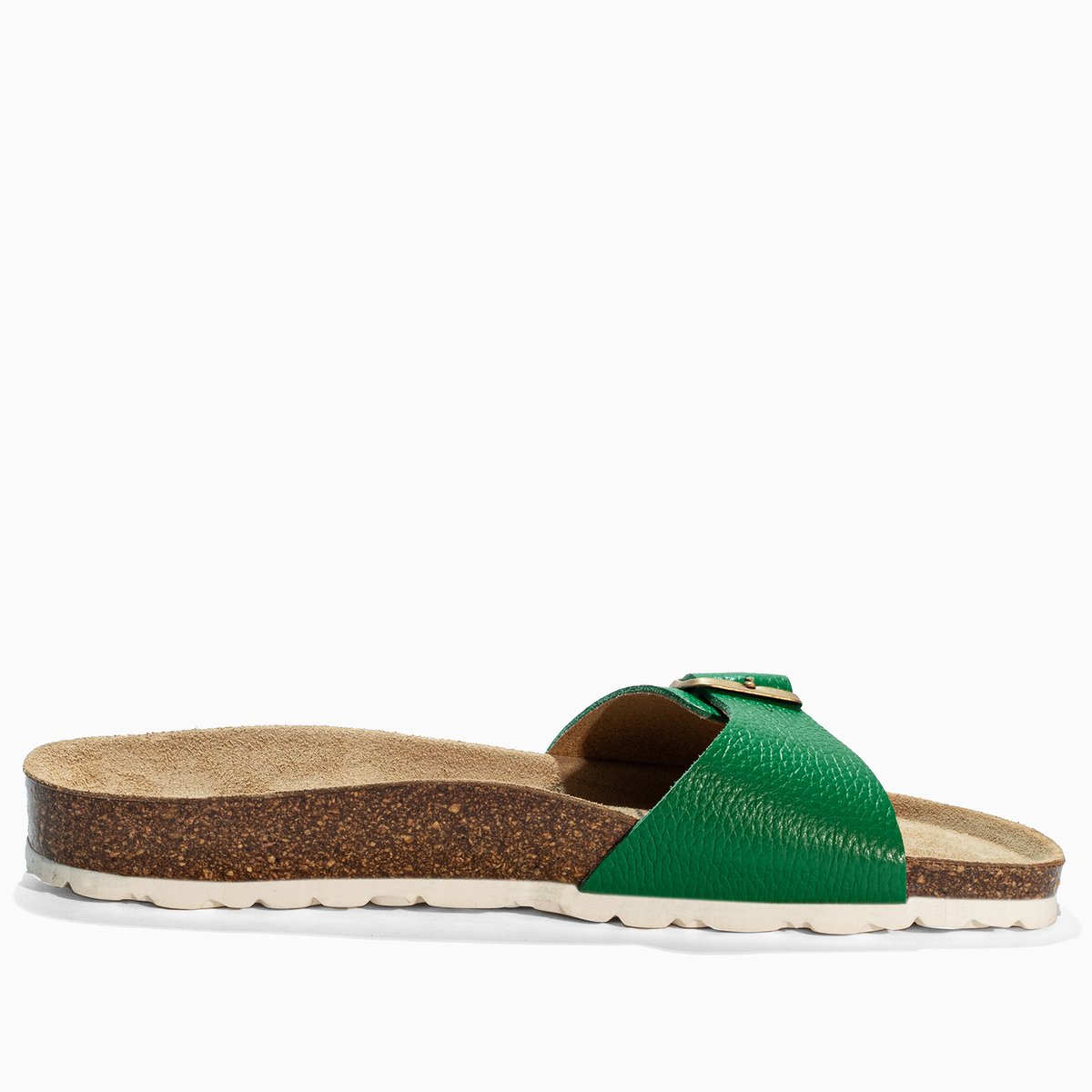 Sandales en cuir ZEPHYR vert, BAYTON
