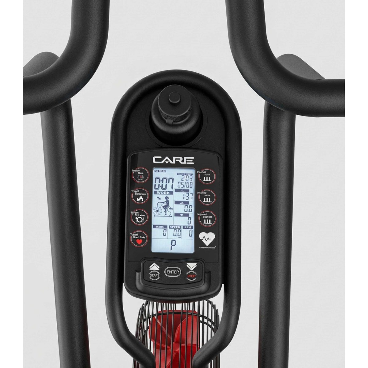 Vélo d'appartement Air Bike - CARE - CROSS-AIR - ergomètre noir, CARE FITNESS