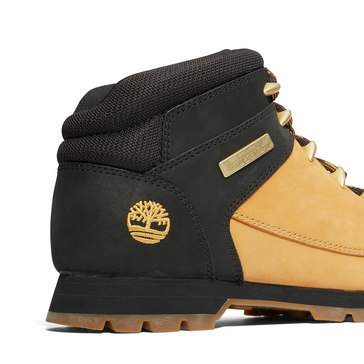 Euro Sprint Mid Lace Leather Ankle Boots camel/black, TIMBERLAND