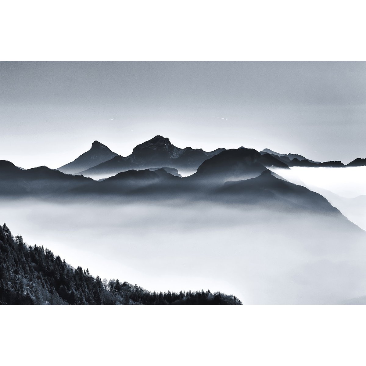 Tableau calme et zen tableau alu dibond, HEXOA
