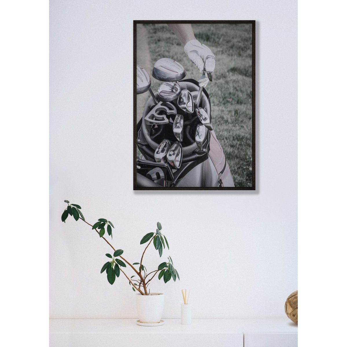 Affiche Golf 5 blanc, L'AFFICHERIE