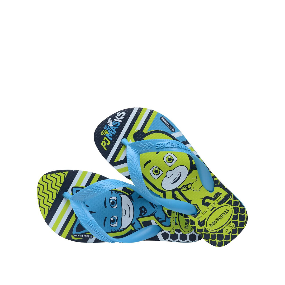 Tongs Kids Top PJ Masks turquoise, HAVAIANAS