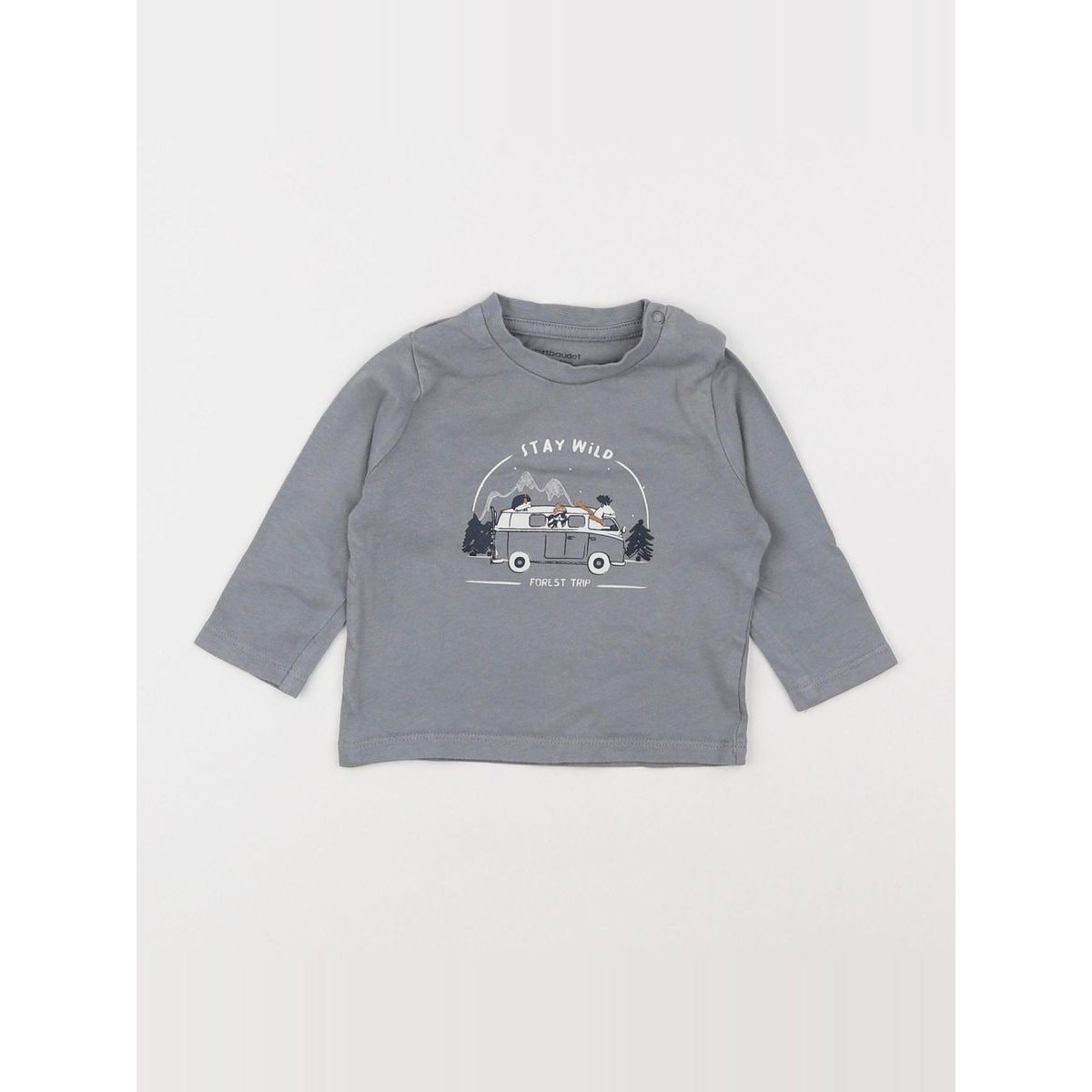 Tee-shirt - Très bon état gris, VERTBAUDET