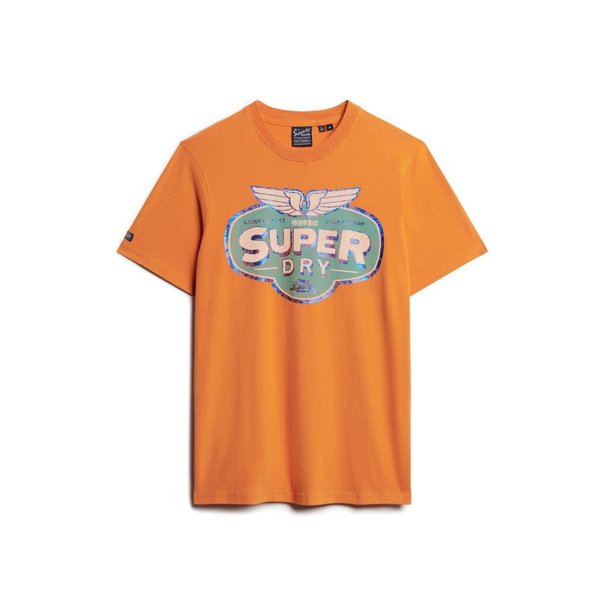 T-shirt Gasoline Workwear rouille orange denim co, SUPERDRY
