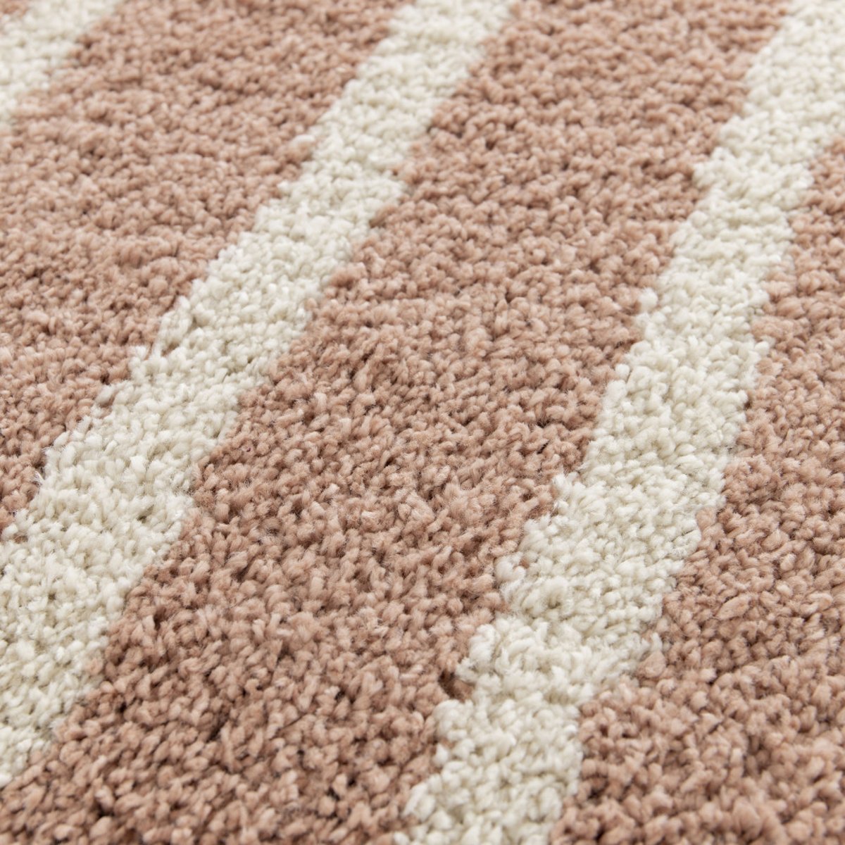 Tapis contemporain à motif géométrique- VICTORIA III vieux rose, DRAWER