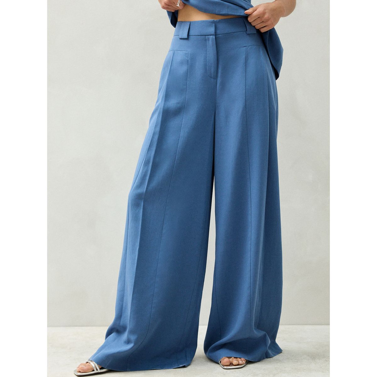 Pantalon large bleu, NEXT