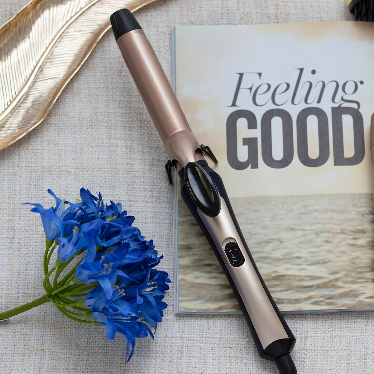 Twilight 25mm Hair Curling Tong with Keratin Protech - C81060BC blue, CARMEN