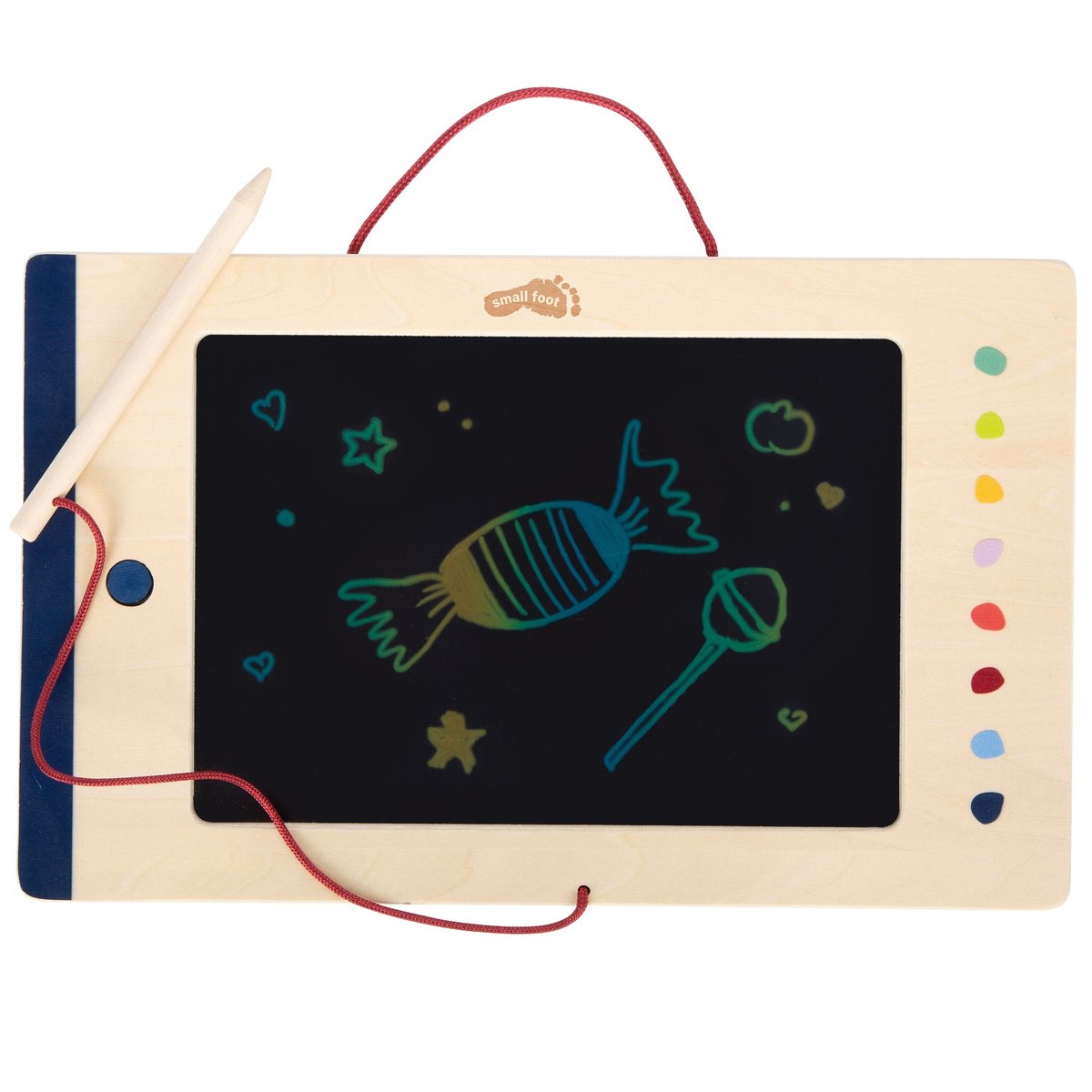 Tableau d'écriture et de dessin LCD beige, SMALL FOOT COMPANY