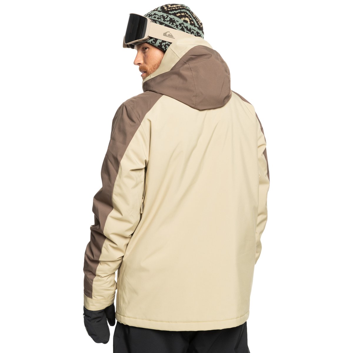 Veste de snow technique MISSION beige twill, QUIKSILVER