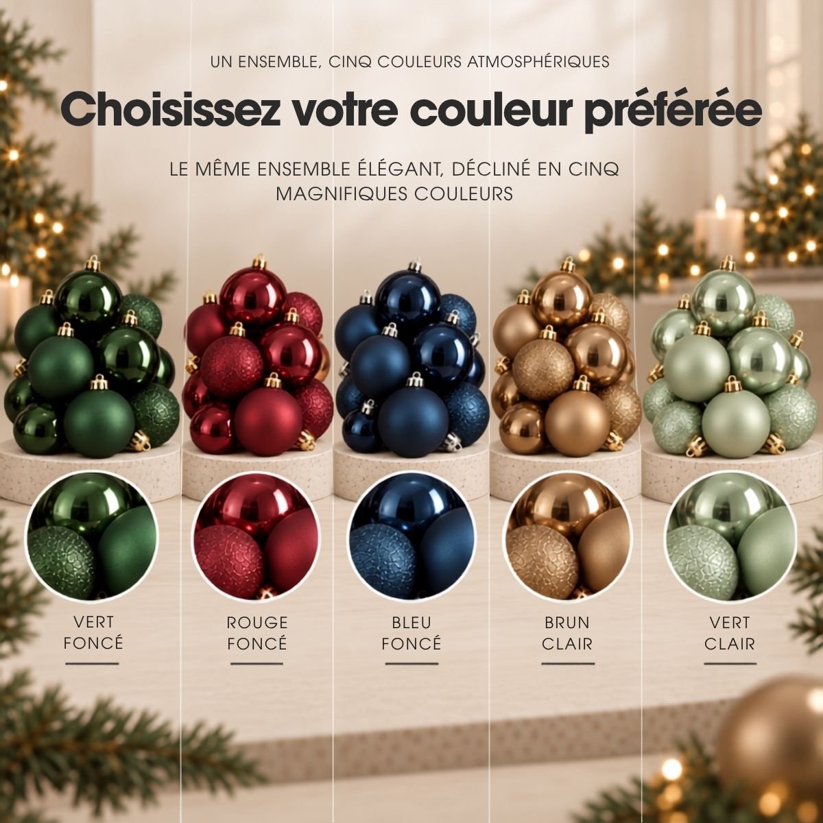Boule de Noël vert, MICA DECORATIONS
