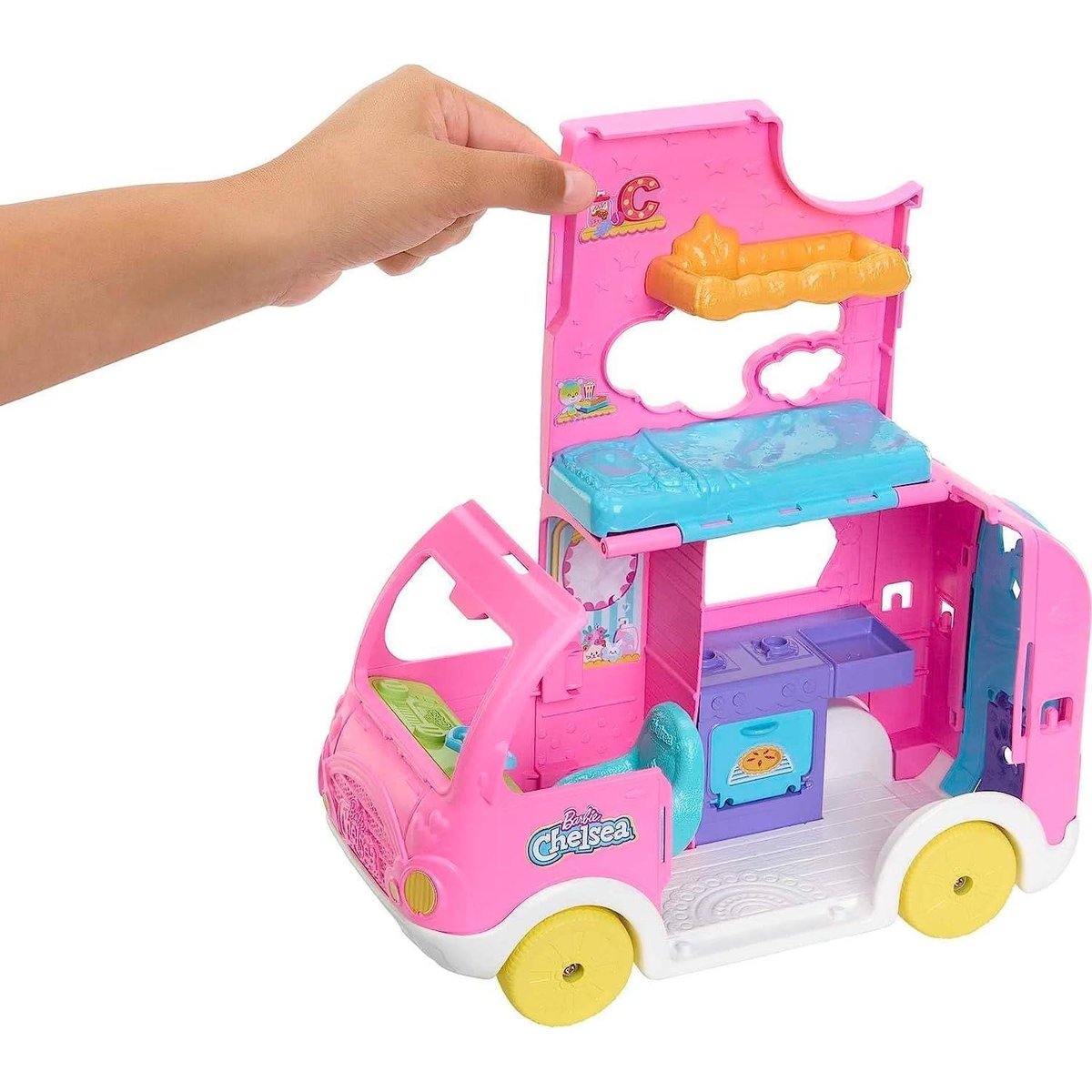 Coffret Camping-Car De Chelsea multicolore, MATTEL