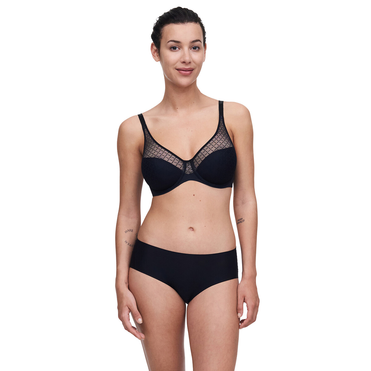 Omsluitende beugel-BH Norah Chic zwart, CHANTELLE