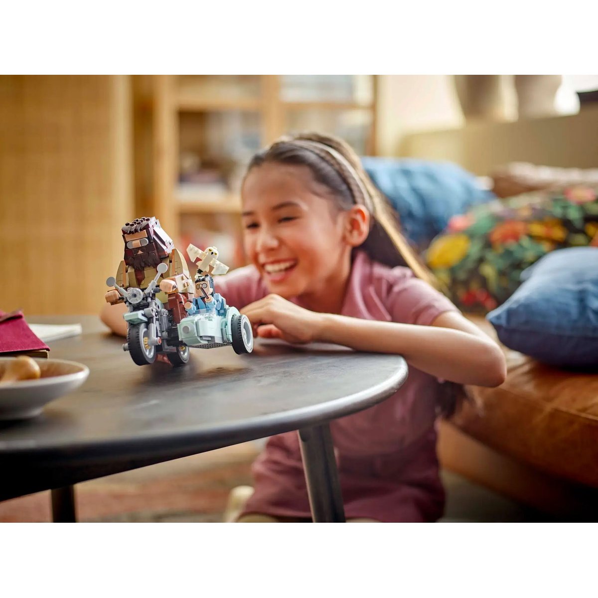 LEGO Harry Potter : La Moto de Hagrid avec Harry et Hedwige - Set de Construction 76443 multicolore, LEGO