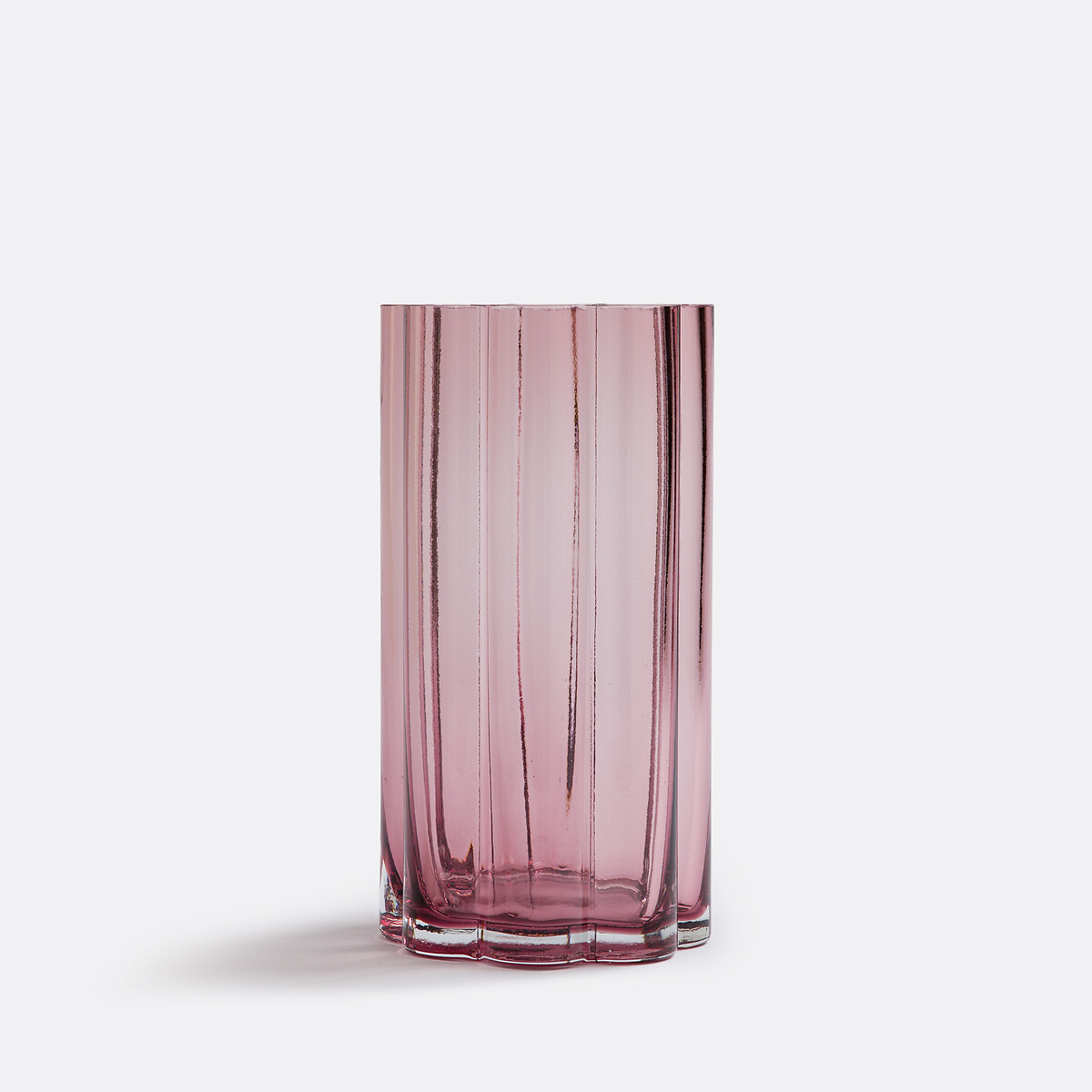 Vase en verre transparent H25 cm, Helia rose, LA REDOUTE INTERIEURS