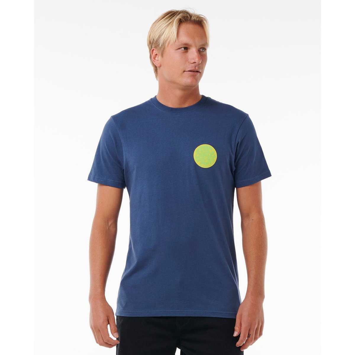 T-shirt à manches courtes WETTIE Passage ICON bleu marine délavé, RIP CURL