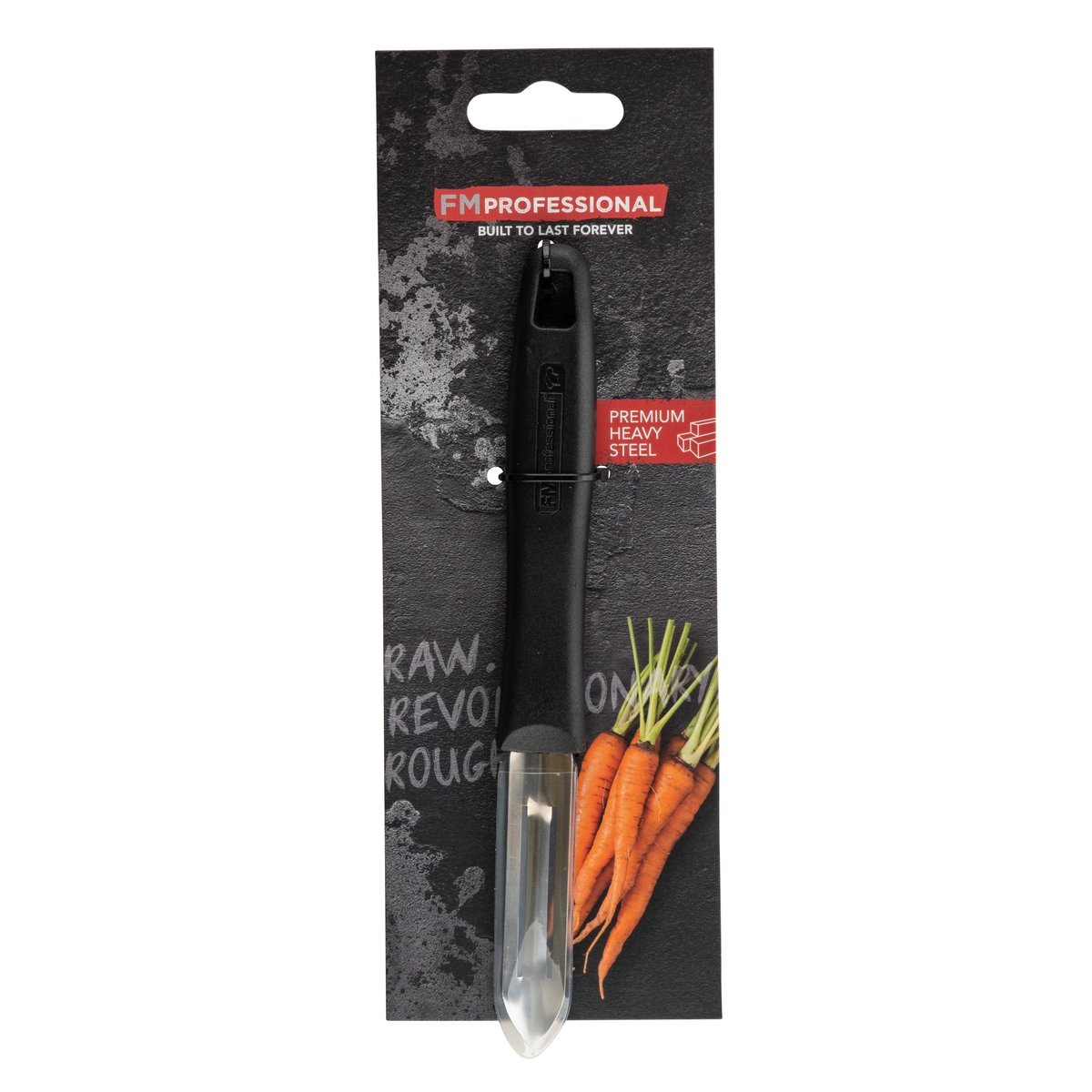 Lot de 2 couteaux éplucheurs économes gris, FM PROFESSIONAL