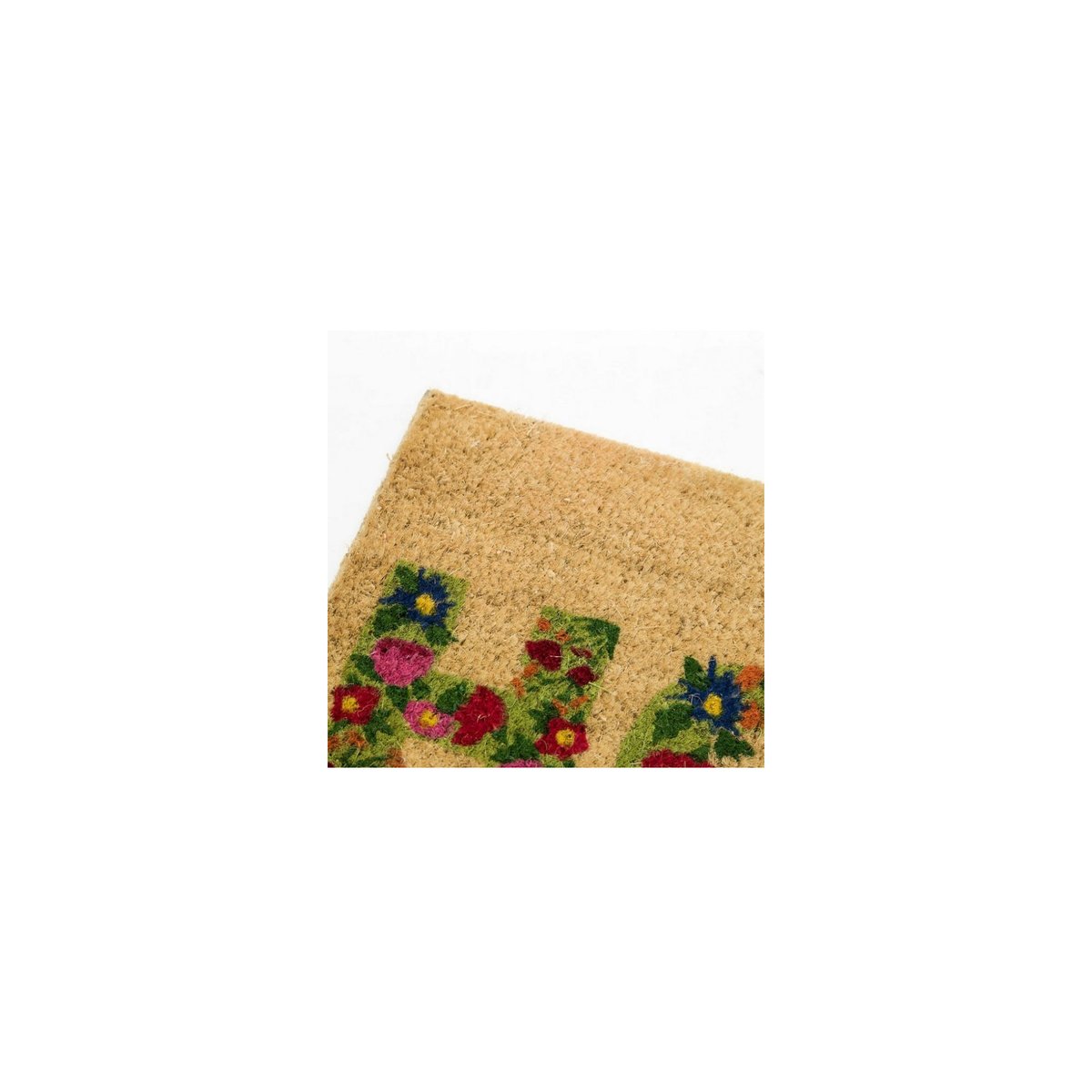 Paillasson en Coco Home Fleuri multicolore, WADIGA