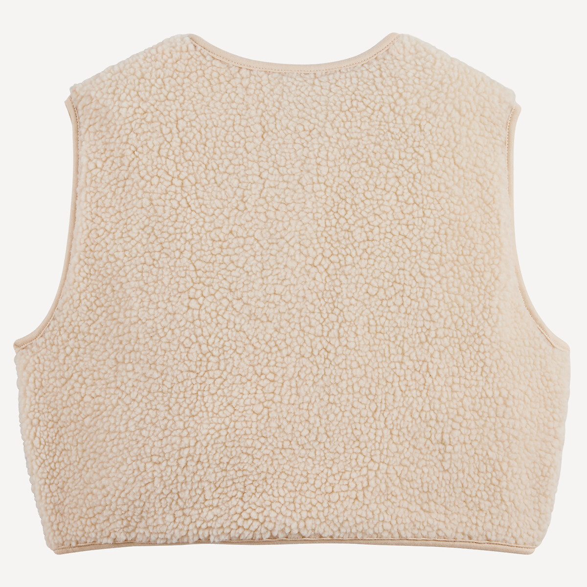 Gilet sans manches en sherpa ecru, LA REDOUTE COLLECTIONS
