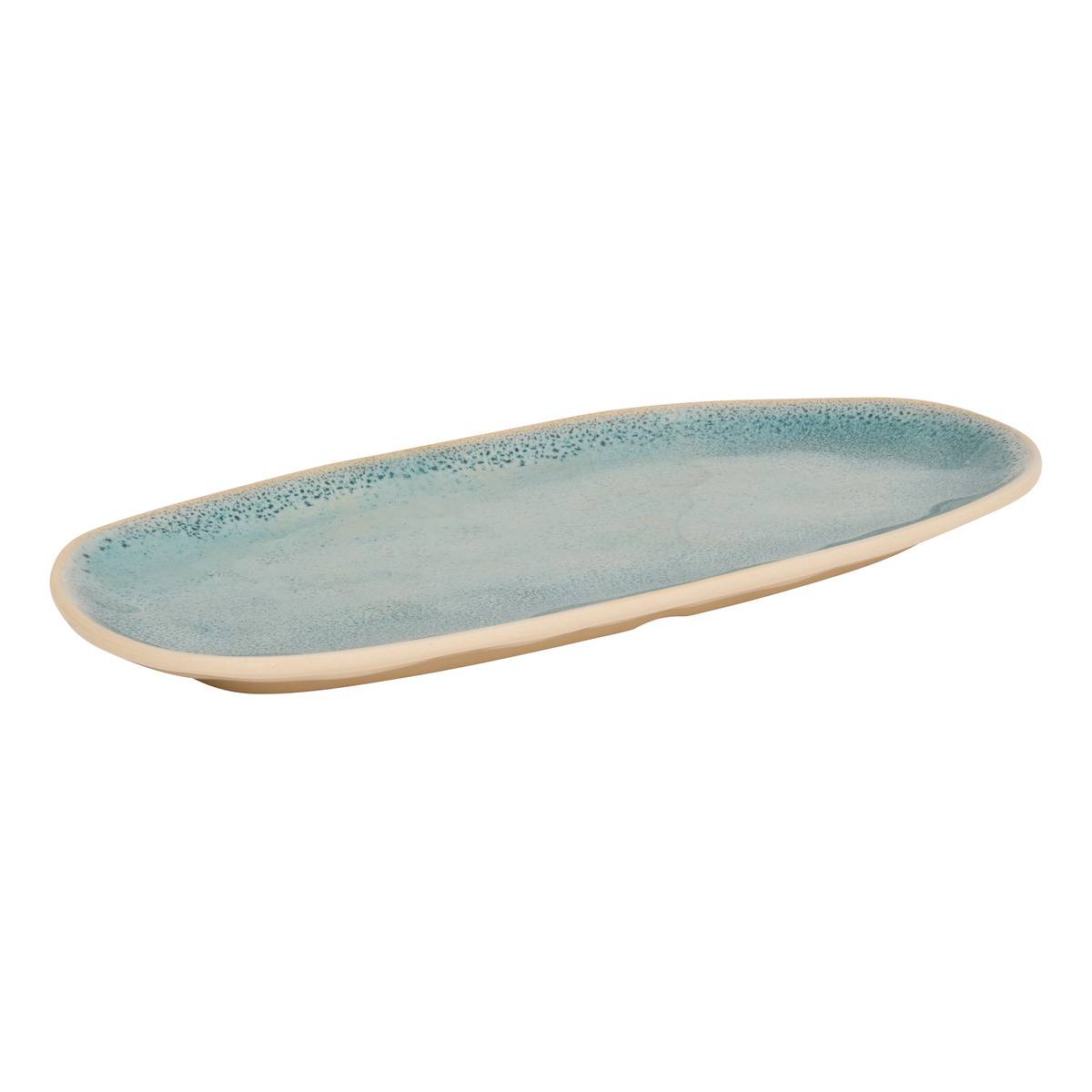 Plat ovale PIA bleu, ATMOSPHERA