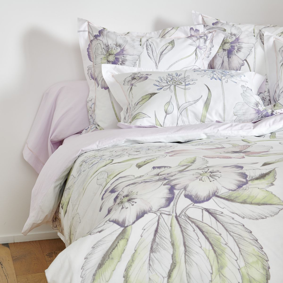 Taie D'oreiller Percale De Coton - CLAIRE motifs, TRADITION DES VOSGES