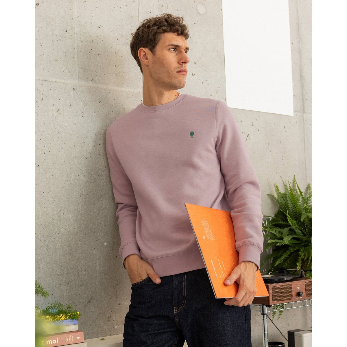 Sweat DONZY rose grisé, FAGUO