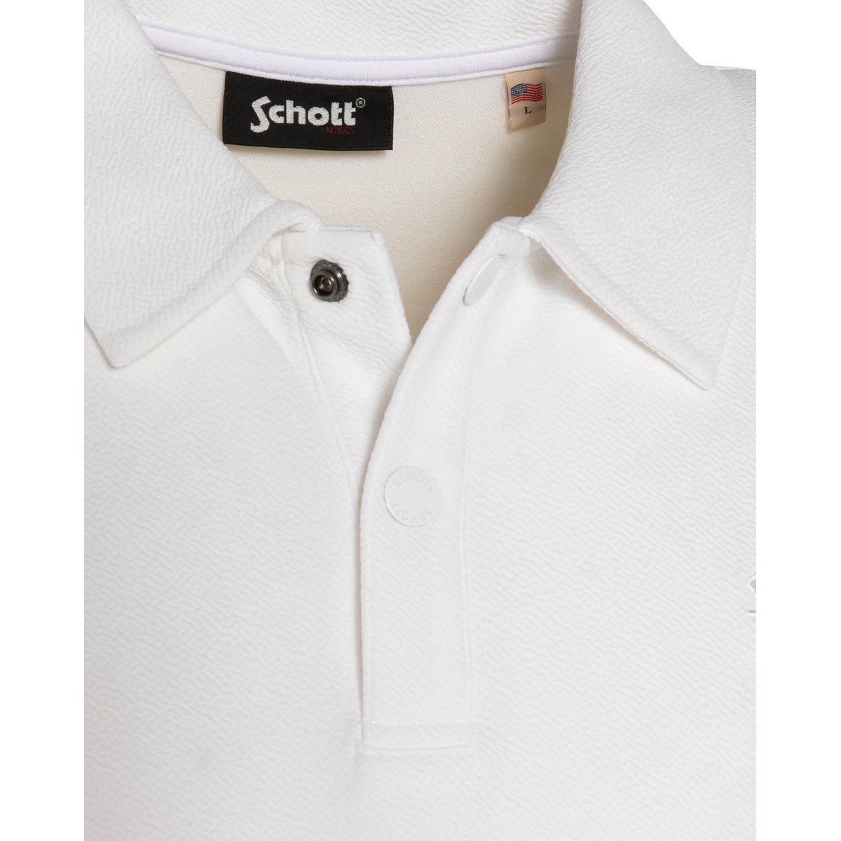 Polo technique blanc, SCHOTT