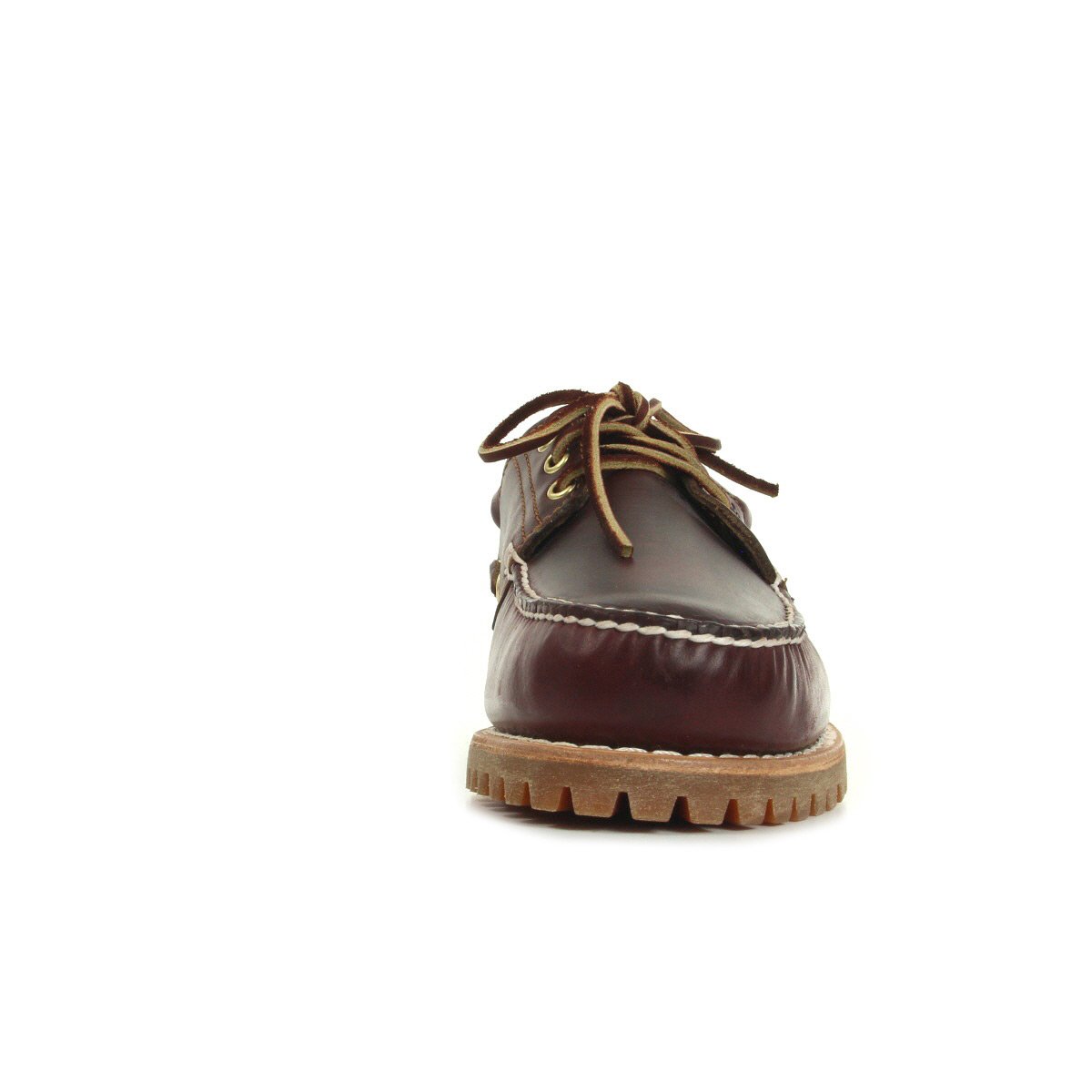 Chaussures Traditional Handsewn 3 Eye Lug Burgundy bordeaux, TIMBERLAND