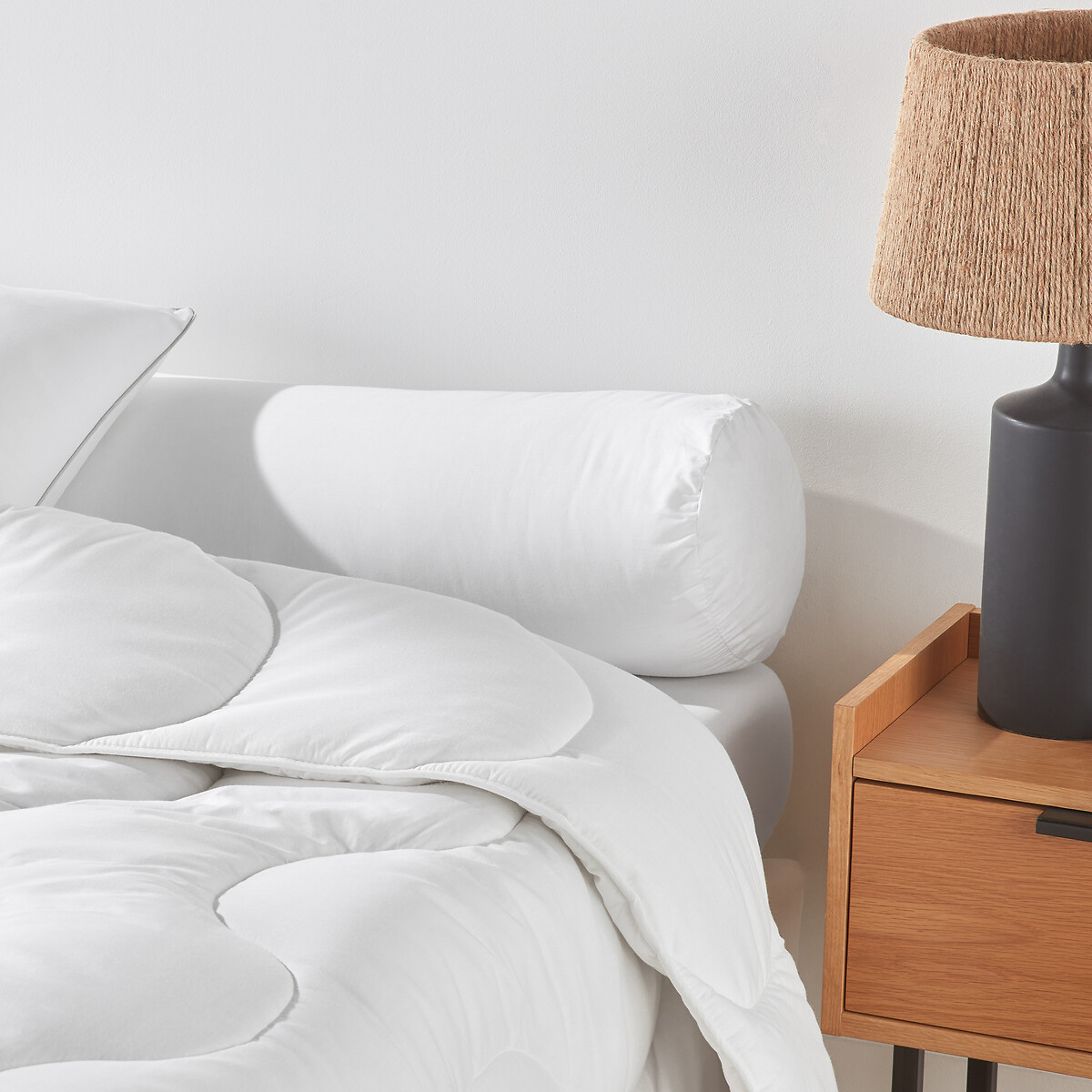Traversin ferme 100% coton blanc, LA REDOUTE INTERIEURS